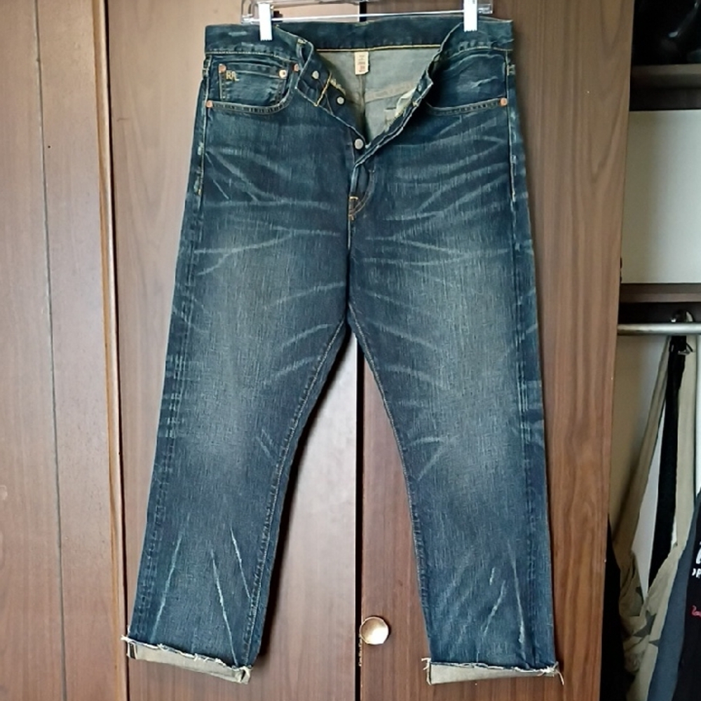 RRL Women's Jeans Boy Fit Straight Leg